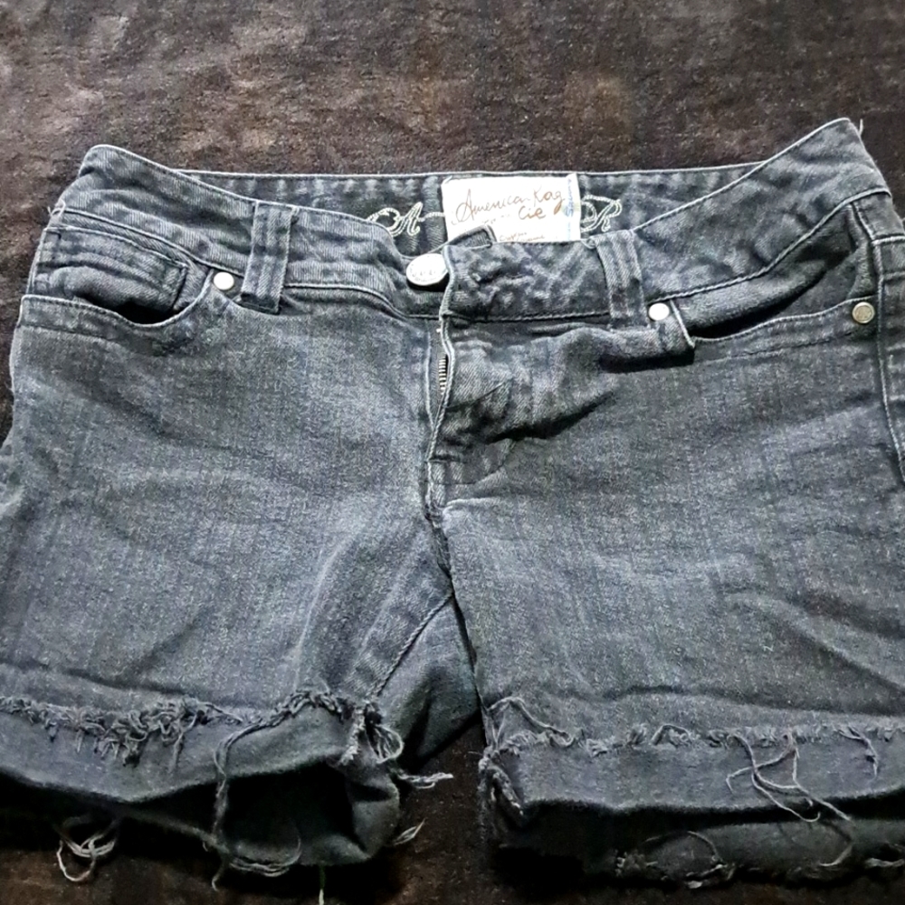 American rag Jean shorts.Black. Sz 5. Premium skinny. Original